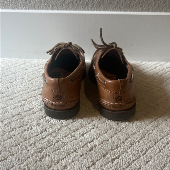 Sperry Women's Tan Leather Boat Shoes - Picture 5 of 6